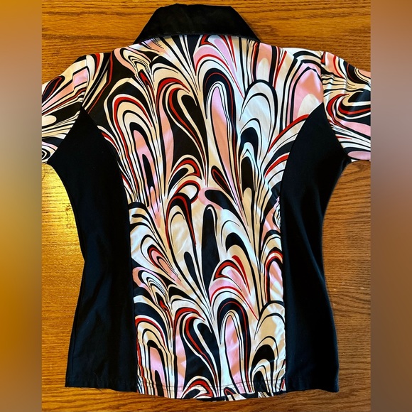 Smith Brothers Women’s Small Horse Show Shirt w/ Bling and Zipper - Picture 6 of 8